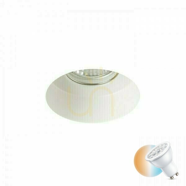 Recessed luminaire IPSO R Fixed White 230 V Gu10 35 W.