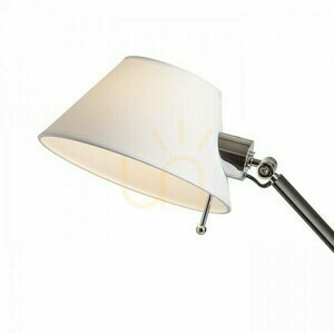 Montana Table Lamp White/Black Chrome 230 V E27 11 W small 1