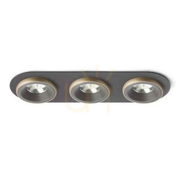 Sharm R Iii Einbauleuchte Bronze/Perlgold 230 V Led 3x10 W 24° 3000 K