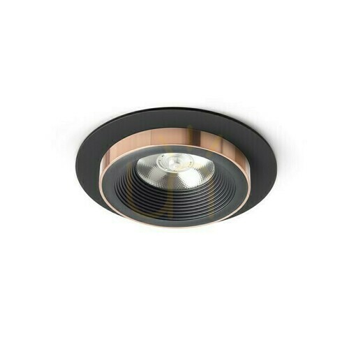 Check Sharm R I Black/Black Copper recessed luminaire 230 V Led 10 W 24° 3000 K