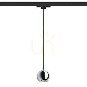 Desty Pendant Light for 3 Phase Rail Black Chrome 230 V Gu10 35 W. small 2