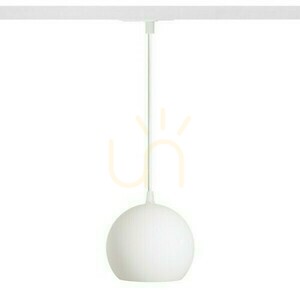 Rendl Copa Pendant for 1-Circuit Track, Opal Glass, E27 11 W, R13205 small 0