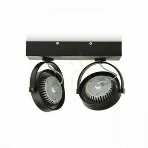 Wall lamp Kelly Led Ii Dimm wall lamp Black 230 V 2x12 W 24° 3000 K small 2