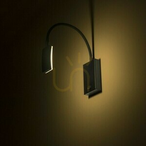 Wall lamp Frisco W wall lamp Black 230 V Led 4.2 120° 3000 K small 2