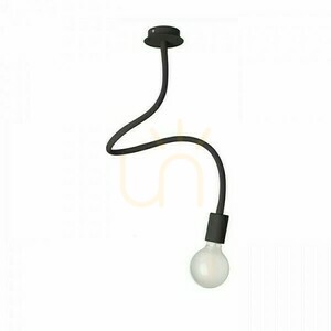 LOYD E27 I Rendl black pendant light, 15 W small 0