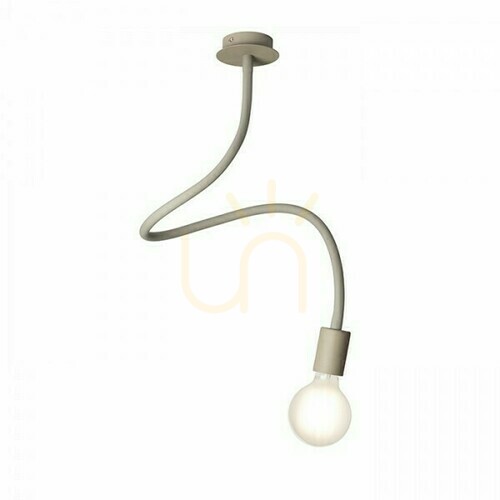 Check Loyd E27 I Ceiling Pendant Lamp Beige Gray 230 V 28 W.