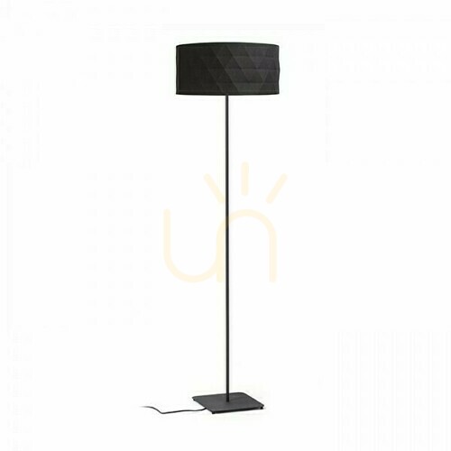 Check Cortina Lampshade Accessory Floor Stand Black 230 V E27 28 Watt.