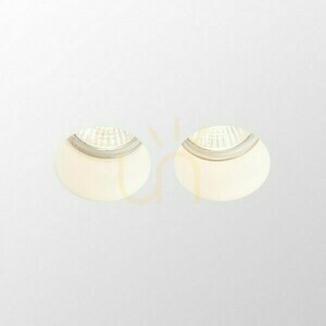 Quo R Ii Recessed Gypsum 230 V Gu10 2x35 W luminaire. small 1