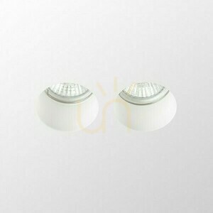 Quo R Ii Recessed Gypsum 230 V Gu10 2x35 W luminaire. small 2
