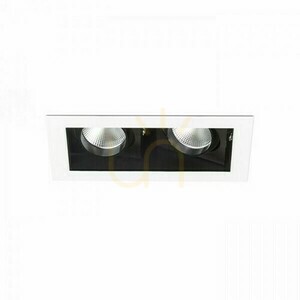 Bondy Ii Recessed Luminaire White 230 V Led 2x7 W 24° 3000 K small 2