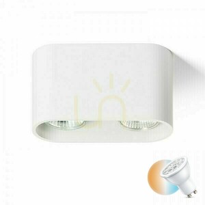 Downlight Mantova Ii Ceiling Matte White 230 V Gu10 2x35 W. small 0