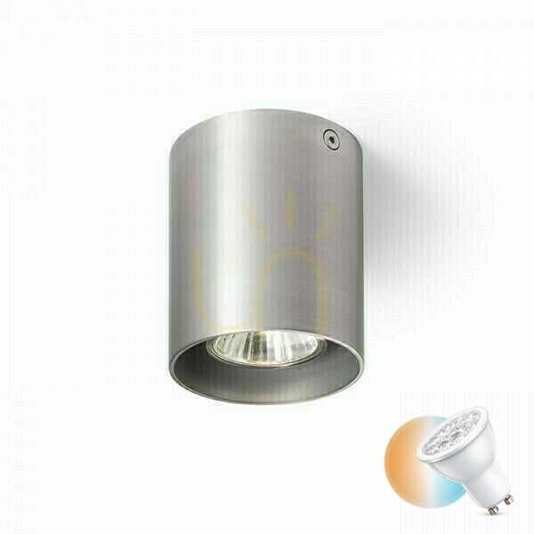 Mantova I Ceiling Downlight Brushed Aluminum 230 V Gu10 35 Watt.