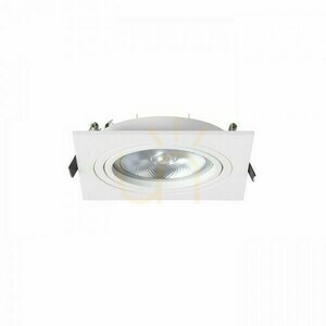 Pasadena G53 Sq I White 12 volt 50 watt recessed luminaire. small 1