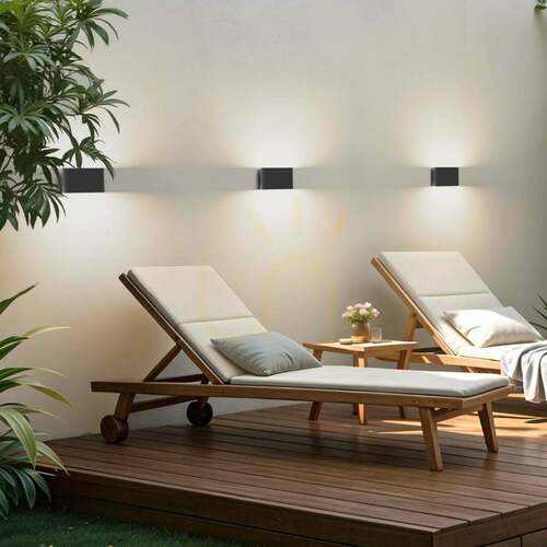 Check CHOIX 175 outdoor wall light anthracite LED 10 W IP54 3000 K R12691 Rendl