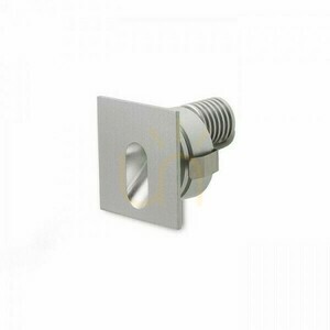 Recessed luminaire Memphis Sq In wall Silver Grey 230 V Led 3 60° 3000 K small 4