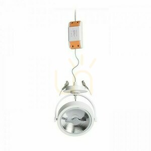 Kelly Led Dimm Surface Lamp with Recessed Base White 230 V 12 W 24° 3000 K small 1