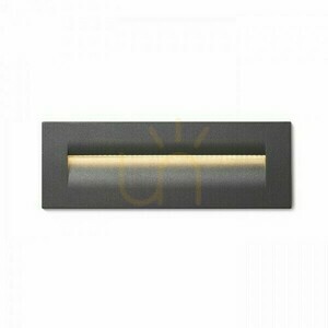 Rendl RASQ R12628 recessed LED wall light 8.5 W anthracite IP65 3000 K small 2