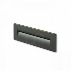 Rendl RASQ R12628 recessed LED wall light 8.5 W anthracite IP65 3000 K small 3