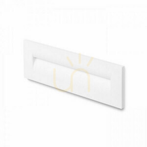 Rendl RASQ white outdoor recessed wall light LED 8.5 W 3000 K IP65 small 0