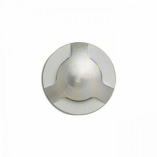 Check Recessed outdoor luminaire Kick Iii Brushed Aluminum 230 V Led 3 W Ip54 3000 K