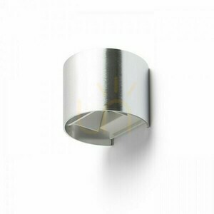 Tito R outdoor wall lamp Brushed Aluminum 230 V Led 6 W Ip54 3000 K small 3