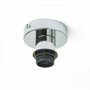 Solo R Lampshade Accessory Ceiling Base Chrome 230 V E27 53 W. small 0