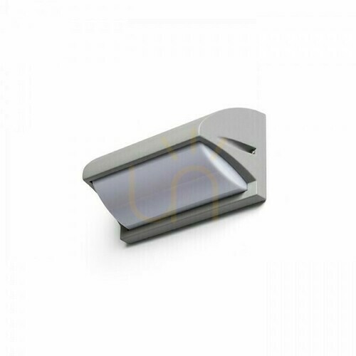 Check Mora outdoor wall lamp Silver Grey 230 V E27 18 W Ip54