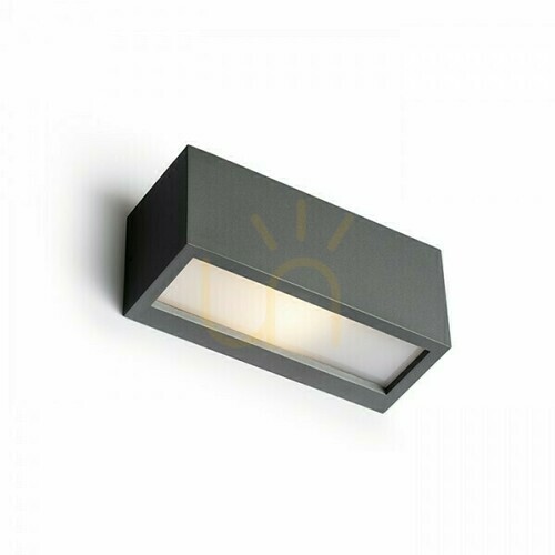 Check Wall lamp Durant Up Down wall lamp Anthracite 230 V E27 18 W Ip54