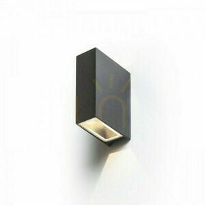 Outdoor wall lamp Ukko Black 230 V Led 2x3 W 55° Ip54 3000 K small 0