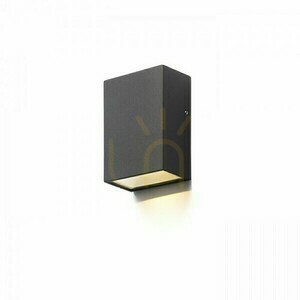 Outdoor wall lamp Pekko Black 230 V Led 3 W 67° Ip54 3000 K small 0