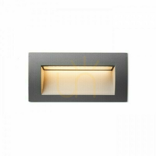 Check Gordiq L Anthracite outdoor recessed luminaire 230 V Led 3 W Ip65 3000 K