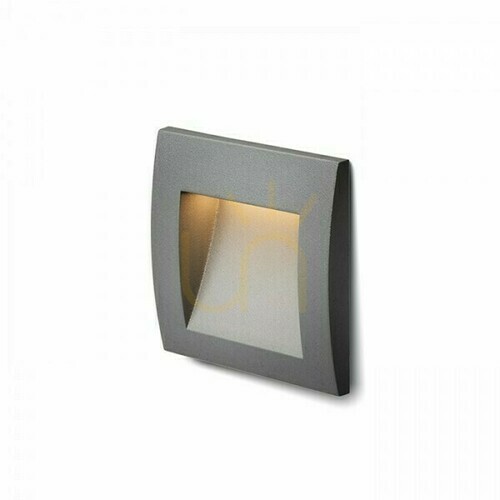 Check Gordiq S Anthracite outdoor recessed luminaire 230 V Led 1.5 W Ip65 3000 K