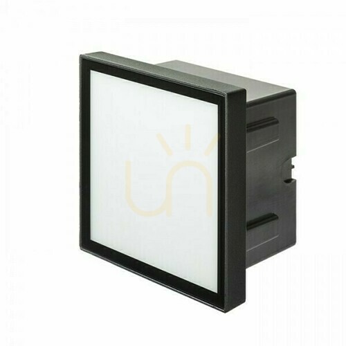 Check Dejavu Sq 14 Recessed Outdoor Luminaire Black 230 V Led 6 W Ip65 3000 K