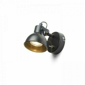 Rosita I wall lamp Black/Gold 230 V Led Gu10 9 W. small 4