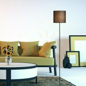 Etesian Floor Standing Lamp Black 230 V E27 28 W. small 2