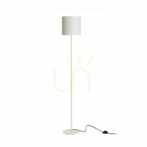 Check Etesian Floor Standing Lamp White 230 V E27 28 W.