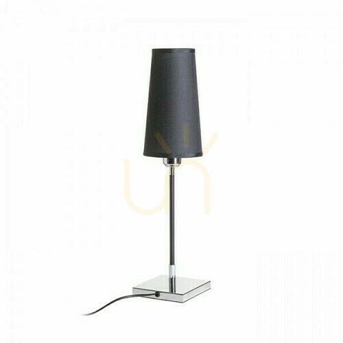 Check Rendl Lulu Table Lamp Black/Chrome E27 LED 8 W R12465