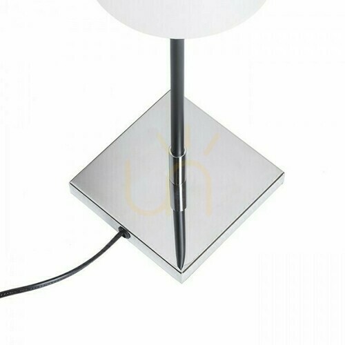 Check Rendl Lulu table lamp white/black chrome E27 8 W R12464