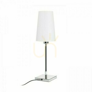 Rendl Lulu table lamp white/black chrome E27 8 W R12464 small 0