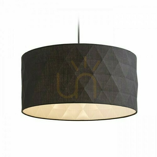 Check Shade, Lampshade Jakaranda 40 Black Max. 28 W