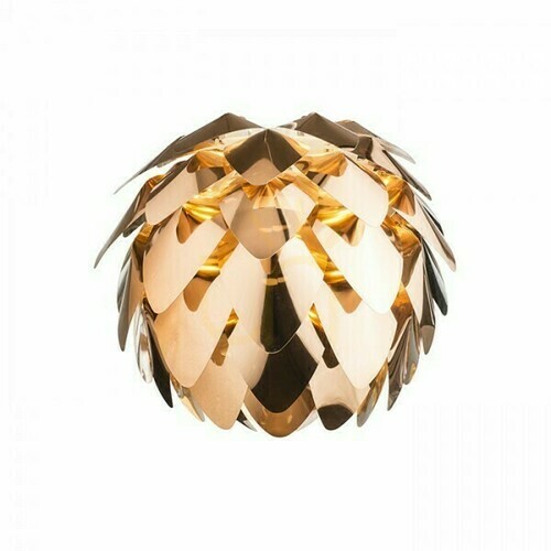 Check Encombre R12383 Pendant Lamp Copper Foil E27 15W 43 cm Rendl