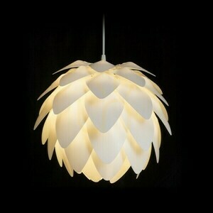 Encombre White Pcv Pendant Lamp 230 V E27 42 W. small 2