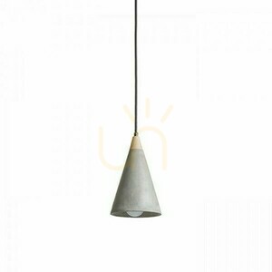 Heidi Concrete/Timber Pendant Lamp 230 V E27 28 W. small 4