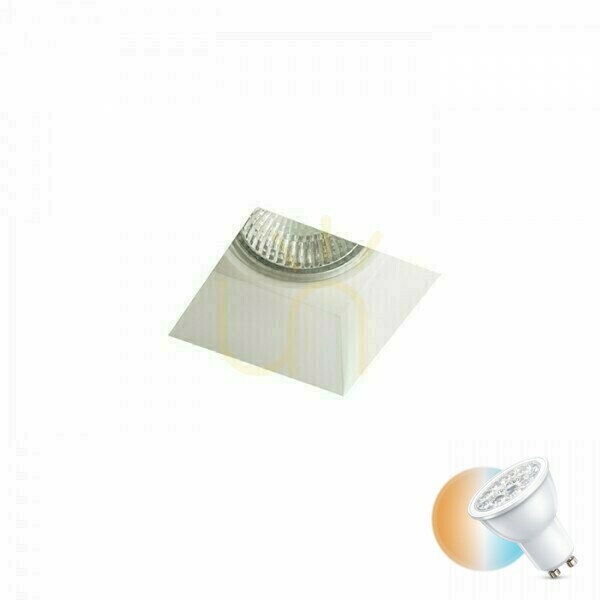 Quo Sq I Recessed Gypsum luminaire 230 V Gu10 35 W.