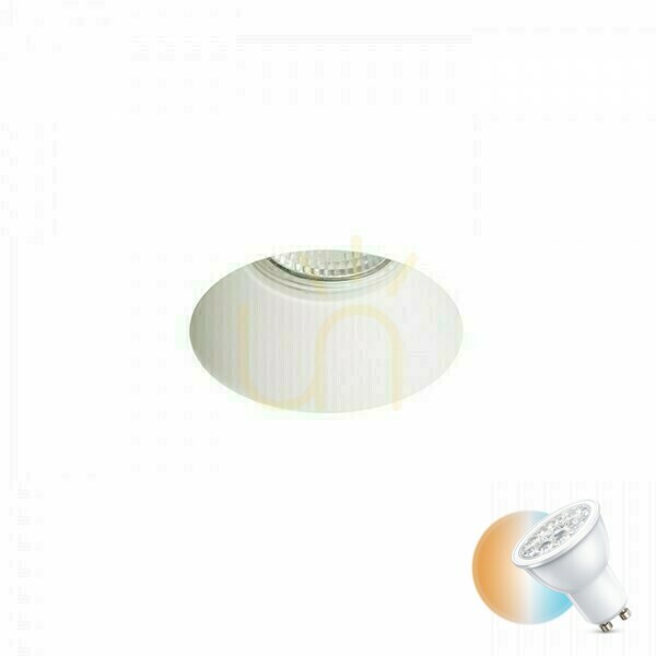 Recessed luminaire Dag R 83 Gypsum 230 V Gu10 35 W.