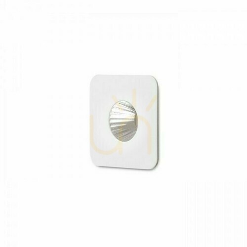 Check Rio Sq Recessed Luminaire White 230 V Led 3 W 22° 3000 K