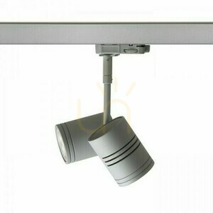 Beeba Ii Spotlight For 3 Phase Silver Gray Rail 230 V Gu10 2x35 W. small 3