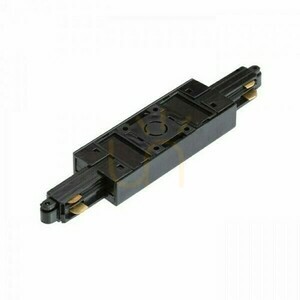 Rendl 1F R12264 long straight connector with feed-in, black, 230 V small 1