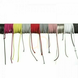 Accessory for lampshades Fit 3x0.75 Textile cable 1 Mb Red small 3