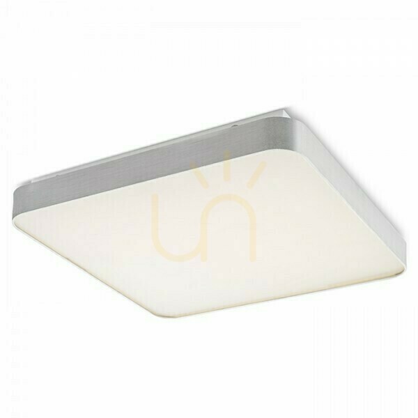 Mensa Sq 80 Decke Plafond Gebürstetes Aluminium 230 V Led 138 W 3000 K